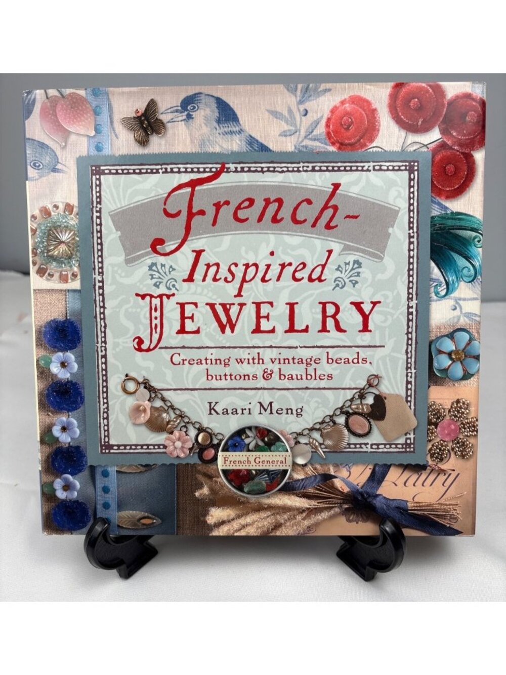 French-Inspired Jewelry Kaari Meng Hardback Book Beads Buttons Baubles Guide Fun